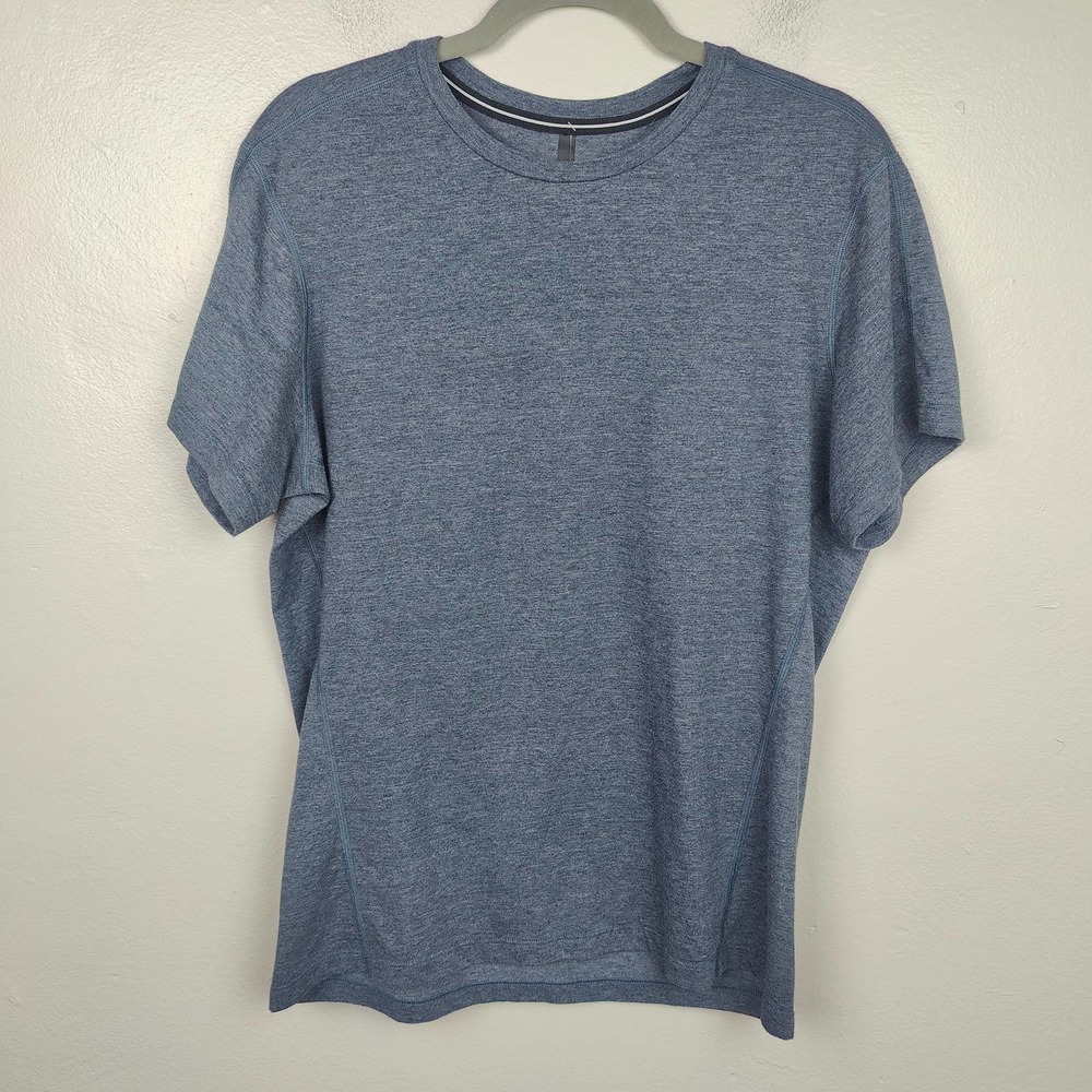 Ten Thousand The Durable Shirt Mens Large Blue Gray Heather Short Sleeve Crew